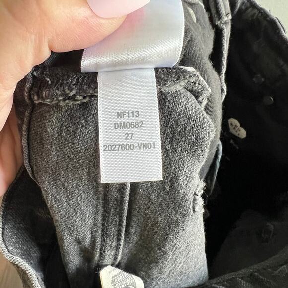 Madewell Perfect Vintage Straight Leg Jean Women's 27 High Rise Black Wash - Picture 8 of 8